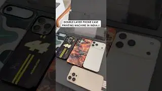 PRINT DOUBLE LAYER PHONE CASES | CUSTOMISED PHONE COVER PRINTING MACHINE 🇮🇳 #phonecover #ytshorts