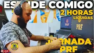 Estude Comigo em TEMPO REAL | JORNADA PRF | (2 Horas Líquidas) #238