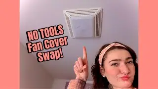 Cracked Bath Fan Cover? Don't Replace the Whole Thing! Replace The Cover, it's Easy!
