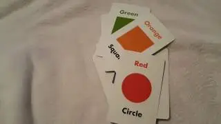 Shapes And Colors Flash Cards