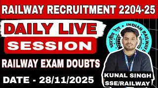 RRB JE 2024/2nd dv list/joining related doubts with Kunal Singh/SSE/Railway #rrbje #kunal