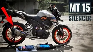 Yamaha MT 15 🔥🔊 Loudest Exhaust Modification | MT 15 v2 best exhaust | Akrapovic Full System Exhaust