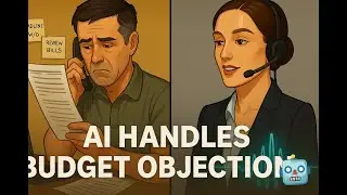AI Cold Caller Deals with Budget Objection | Real B2B Sales Call (RAG Chatbot Pitch)