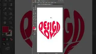 3D Heart letter logo design #shorts #adobeillustrator #logodesign #adobeillustrator #graphicdesign