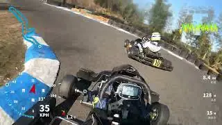 【香川】vs江草さん ざー君オンボード KT/MAXXIS 37秒5 クロック 2024.01.02 カートランド四国