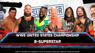 #8 WWE 2K25 8-Man Elimination Match | Battle Royal for the United States Championship!