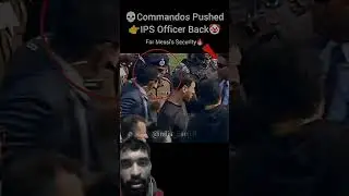 Commandos pushed IPS officer back 🔙 #army #armylover #military #shorts