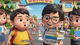 Ankit&rsquo;s First Day Vlog 🎒 | Funny Cartoon School Life | Animated Comedy