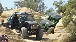 Mike, Shaun, and Rory Playing on the Rocks