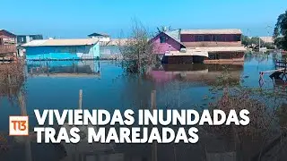 Laguna Verde: Viviendas bajo el agua producto de marejadas en región de Valparaíso
