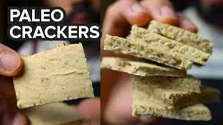Rosemary Sesame Crackers (Paleo,Gluten-Free) #shorts