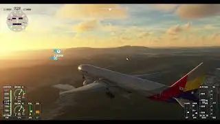 Landing at Daegu International Airport, South Korea.