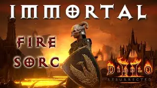 Immortal Fire Sorc - Nice Build For HC! [Diablo 2 Resurrected Character Guide]