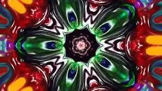 Vibrant Kaleidoscope: 4K Light Effects, Color Show & Fractal Art Patterns