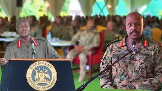 Ugandan Army Council Briefing with President Museveni and CDF Muhoozi Kainerugaba meeting