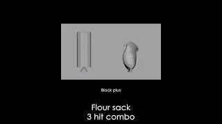 Flour sack 3 hit combo 3D Animation process  #animation #animator #learnanimation #animationpractice