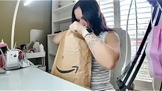DOING MY NAILS | TRYING TIPEX INSTANT APEX NAIL TIPS | AMAZON HAUL