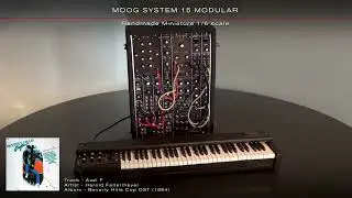 MOOG SYSTEM 15 MODULAR - Handmade miniature 1/6 scale.