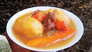 Ragoût de pommes au bœuf bourguignon
