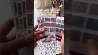 Sticker Shop: Help Me Decide Which Washi Tape Sampler to Package! 🙏🏼 #washi #artist #stationery