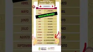 Pension ISSSTE: &iquest;Cuando pagan la pension ISSSTE de NOVIEMBRE del 2025?