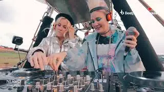 NERVO DJ set from a hot air balloon in Interlagos Brazil | @Formula1  | @heineken | @beatport