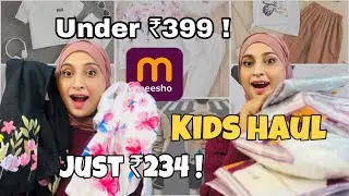 Meesho Kids Haul👶All Under 399/-😱|| Modest collections|| Malayalam