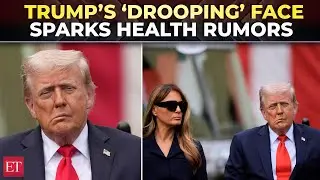 &lsquo;Looks like a stroke&rsquo;: Social media raises concerns over Trump&rsquo;s drooping face at 9/11 event
