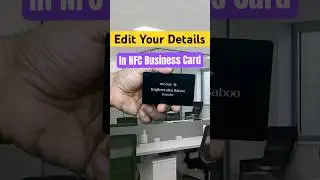 How to Edit Your 1Card Digital Business Card in Seconds! #nfcbusinesscard