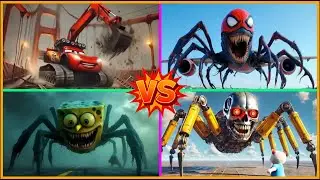 Bus Monster 🆚 Police Car 🆚 Hungry Star 🆚 Train Eater  Tiles Hop Battle