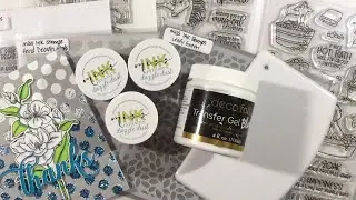 Live with Lynnea - Miss Ink Stamps Dazzle Dust 3 Ways
