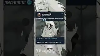 The Moment When Madara Become Ten Tails Jinchuriki 🥶☠️ #naruto #madara #shorts