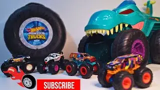 HOT WHEELS MONSTER TRUCKS COLLECTION! Unboxing dos Carrinhos Gigantes! #hotwheels #monstertruck 