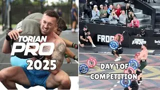 TORIAN PRO 2025 DAY 1 OF COMPETITION & GUI MALHEIROS 161KG Tng CLEANS 🤯