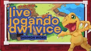jogando digimon world vice!  vem pra live