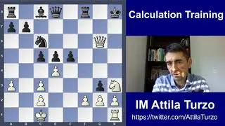Tactics Training for the Chess Grandmaster(GM) title with IM Attila Turzo | Day 29 | ˘!coaching