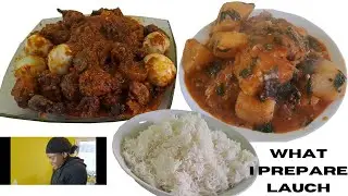 WHAT I PREPARE FOR LAUCH YAM PORRIDGE AND BELL PEPPER STEW +WHITE RICE