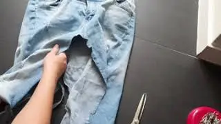 Van een broek een rok maken