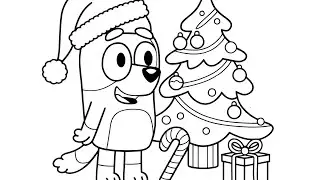 Bluey Drawing Easy, Bluey Drawing for Kids, Bluey Drawing and Coloring Pages for Kids, 3