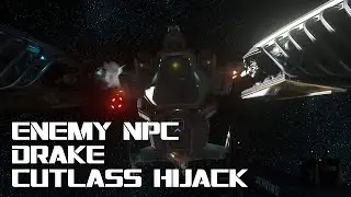 Hijacking an NPC Drake Cutlass Black in Star Citizen 3.17