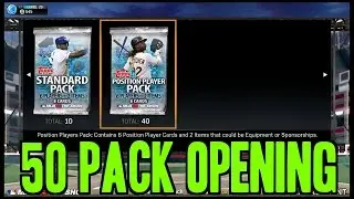 MLB 15 The Show Diamond Dynasty 50 Pack Opening Pulling For Diamonds!!