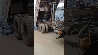 Truck Unloading Nickel Slabs | Heavy Industry in Southeast Asia #Shorts #Machinery #Industry