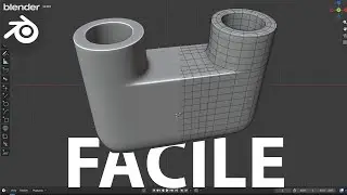 Blender fr  -  Apprendre blender | Exercice de Mod&eacute;lisation - Hard surface  | D&eacute;butant [TUTO FR]
