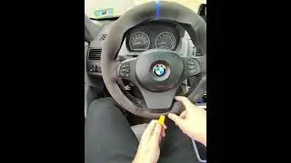Easy DIY Steering Wheel Cover Upgrade for an old BMW X3