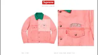 Supreme x Levi's  FW18 Week 11 Droplist & Price + What I Copped! 11 1 18
