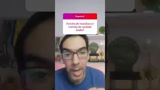 Farinha de mandioca &eacute; comida dd verdade? #comidadeverdade