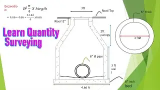 Quantity Surveying: How to calculate sewerage manhole quantity