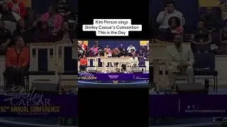 NC Gospel Artist Kim Person sings &ldquo;This Is the Day&rdquo; during the Shirley Caesar Convention Raleigh, NC
