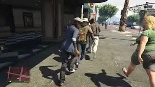 Grand Theft Auto V: First Person Melee Attack Gameplay