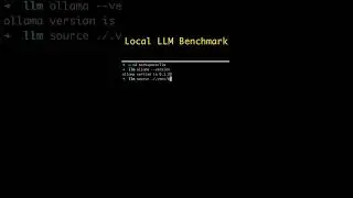 Benchmark local llm for throughput via Ollama